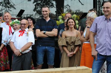 Dobra zabawa na dożynkach gminy Wieluń